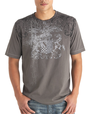 Pronto Blue Charcoal Graphic Tee